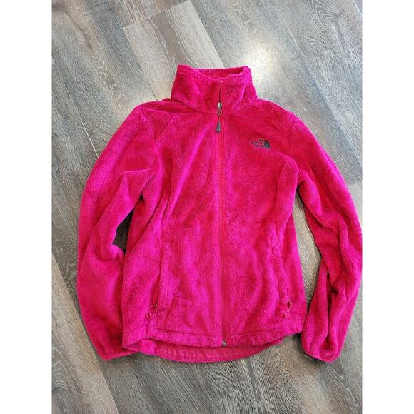 The North Face Women's Osito S Fleece Stand Collar Long Sleeve Jacket Pink #8 - Picture 1 of 4